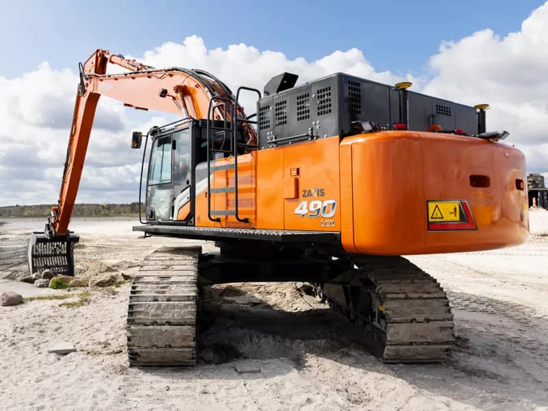 Hitachi ZX490 large excavator