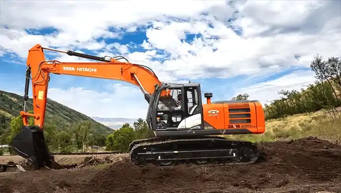 Zaxis 220 LC medium crawler excavator