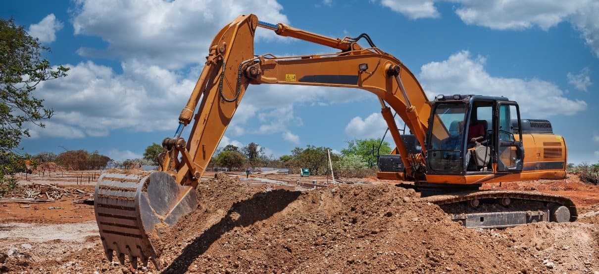 Excavator fleet ready for delivery